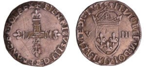 Henri III (1574-1589) - Quart d'écu - s.d. (Montauban)