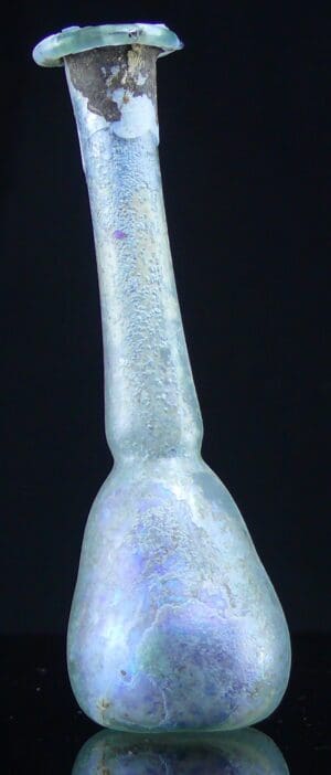 Romain - Fiole en verre irisé - 100 / 200 ap. J.-C.