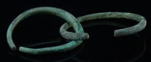 Romain - Lot de 2 bracelets en bronze - 100 / 300 ap. J.-C.