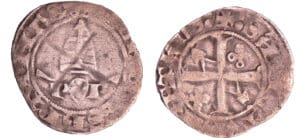 Comtat venaissin - Clément VII - Double denier (Avignon)