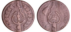 Directoire (1795-1799) - 1 décime Dupré - grand module surfrappé