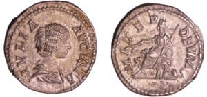 Julia Domna - Denier (198, Rome) - Cybèle