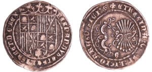 Espagne - Reyes Catolicos (1469-1504) Frenando et Isabel - 1 real  (Granada) (après 1497)