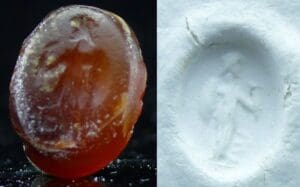 Romain - Intaille en cornaline (Victoire) - 0 / 200 ap. J.-C.