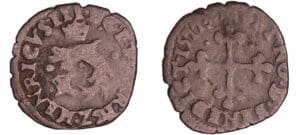 Henri III (1574-1589) - Liard du Dauphiné - 1er type - 1577 (Grenoble)