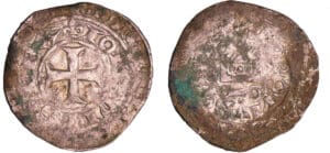 Jean II le Bon (1350-1364) - Blanc au châtel fleurdelisé - 2ème émission (3 août 1356)