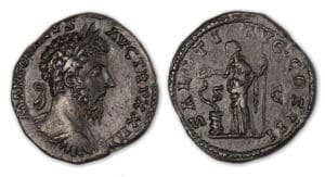 Marc Aurèle - Sesterce (170, Rome) La Santé.