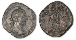 Trajan Dèce - Sesterce (249, Rome) La Victoire.