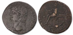 Néron et Drusus - Sesterce (41/2, Rome).