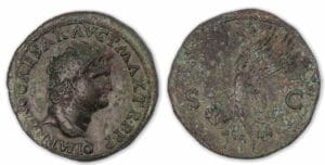 Néron - Dupondius (66, Rome) Victoire.