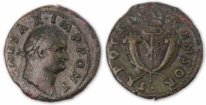 Titus - As (74, Rome) Caducée.