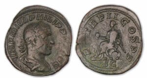 Philippe 1er - Sesterce (245, Rome).