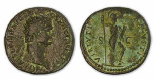 Domitien - As (92/4, Rome) La Valeur.