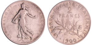 France - Troisième république (1871-1940) - 2 francs Semeuse 1900