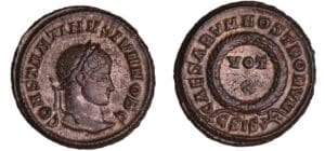Constantin II - Nummus (321, Sisica)