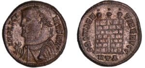 Licinius 1er - Nummus buste à gauche (Héraclée)