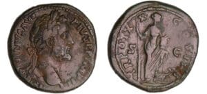 Antonin le Pieux - Sesterce - (156-157, Rome)