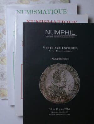 Lot de 4 catalogues de ventes françaises