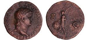 Néron - Dupondius (65, Rome) - Victoire