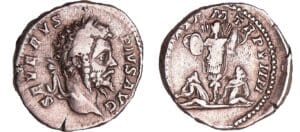 Septime Sévère - Denier - (200, Rome) - Trophée