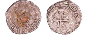 France - Charles VIII (1483-1498) - Liard au dauphin - 2ème émission - La Rochelle