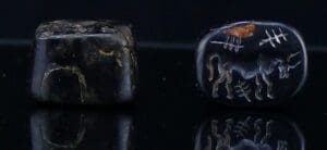 Sassanide - Cachet en hématite - 200 / 700 ap. J.-C.