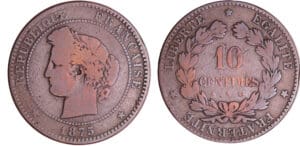 France - Troisième république (1871-1940) - 10 centimes Cérès 1875 A (Paris)