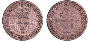 France - Louis XIII (1610-1643) - Douzain double 1618 A (Paris)