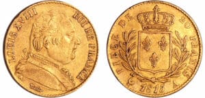 France - Louis XVIII (1815-1824) - 20 francs au buste habillé 1815 A (Paris)