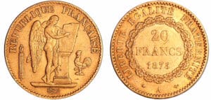 France - Troisième république (1871-1940) - 20 francs Génie 1875 A (Paris)