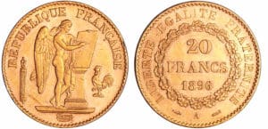 France - Troisième république (1871-1940) - 20 francs Génie 1896 A (Paris)