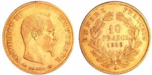 France - Napoléon III (1852-1870) - 10 francs grand module 1859 A ( Paris)