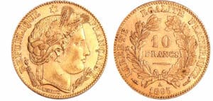 France - Troisième république (1871-1940) - 10 francs Cérès 1895 A (Paris)