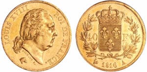 France - Louis XVIII (1815-1824) - 40 francs 1816 A (Paris)