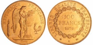 France - Troisième république (1871-1940) - 100 francs Génie 1879 A (Paris)