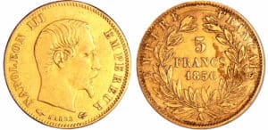 France - Napoléon III (1852-1870) - 5 francs grand module 1856 A (Paris)