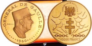 Tchad, République - 10000 francs Général de Gaulle ND (1970)