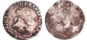 France - Henri IV (1589-1610) - Demi-franc - D (Lyon)