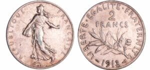 France - Troisième république (1871-1940) - 2 francs Semeuse 1913