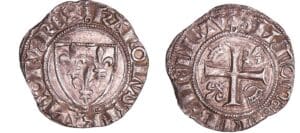 France - Charles VI (1380-1422) - Blanc guénar - Tournai