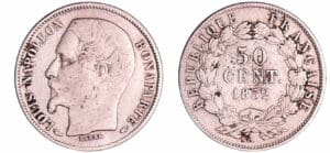 France - Louis Napoléon Bonaparte (1848-1852) - 50 centimes 1852 A (Paris)