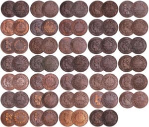 France - Troisième république (1871-1940) - 10 centimes Cérès lot de 34 monnaies dont la 1875 A et 1875 K