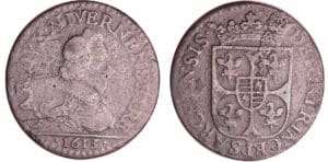 France - Champagne - Comté de Rethel - Charles de Gonzague - Liard 1613