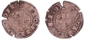 France - Bourbonnais - Seigneurie de Montluçon - Gui de Dampierre - Denier