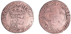 France - Navarre - Henri d'Albret - Blanc (Morlaàs)