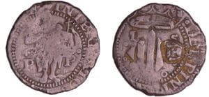 France - Roussillon (Comté de) - Philippe II - Double sol 1598 (Perpignan)