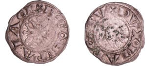 France - Provence - Marquisat de Provence - Raymond VII - Denier (Pont de Sorgues ou Mornas)