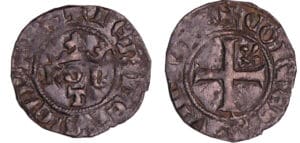 France - Provence - Robert d'Anjou - Obole (Avignon)