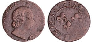 France - Principauté d'Orange - Guillaume-Henri de Nassau - Double tournois (Orange)