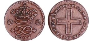 France - Savoie - Victor Amédée II - 2 deniers 1726 (Turin)